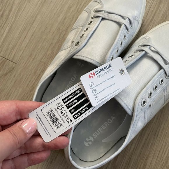 Superga Size 10 Sneakers 2750 Fantasy Cotu Tie Dye - Picture 12 of 12